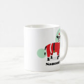 Mug Nom de la vache père Noël Noël (Devant droit)