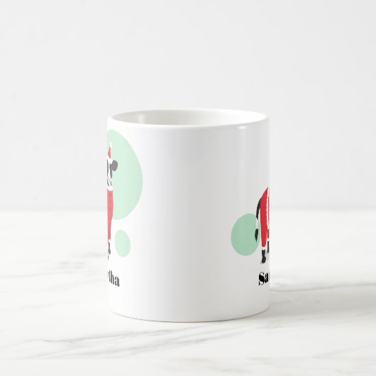 Mug Nom de la vache père Noël Noël (Centre)