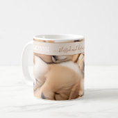 Mug Nom de l'Amoureux des chiens des chiots mignons Mu (Devant gauche)