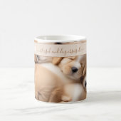 Mug Nom de l'Amoureux des chiens des chiots mignons Mu (Centre)