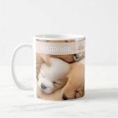 Mug Nom de l'Amoureux des chiens des chiots mignons Mu (Gauche)