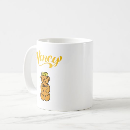 Mug Nom de l'animal de miel (Devant gauche)