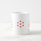 Mug Nom de l'enseignant personnalisé avec un joli sapi (Centre)