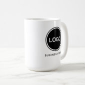 Mug Nom de l'entreprise Logo Simple Business (Devant droit)
