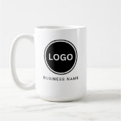 Mug Nom de l'entreprise Logo Simple Business (Gauche)