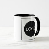 Mug Nom de l'entreprise, Slogan & Logo | Personnalisé (Devant droit)