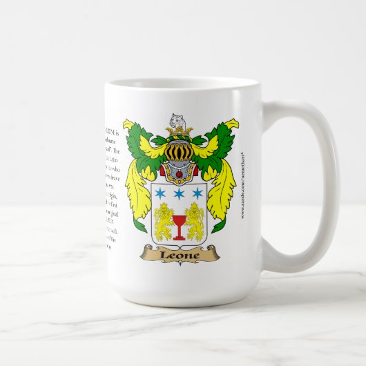 Mug Nom de leone, l'origine, la signification et la (Droite)