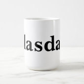 Mug Nom de l'homme Alasdair (Centre)