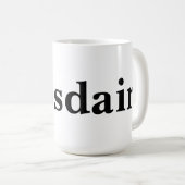 Mug Nom de l'homme Alasdair (Devant droit)