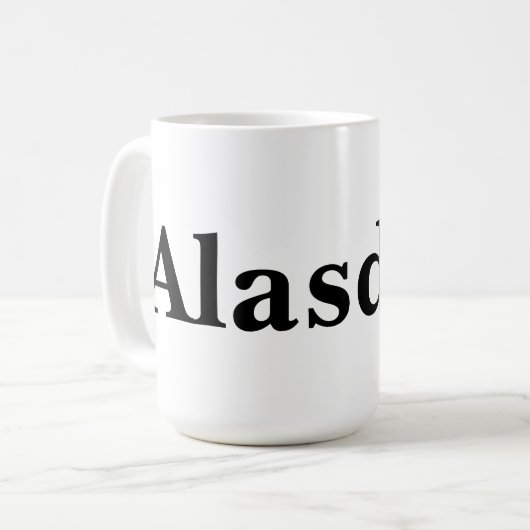 Mug Nom de l'homme Alasdair (Devant gauche)