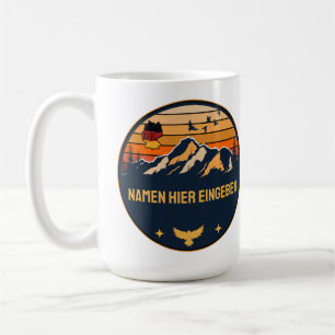 Mug Nom de lieu personnalisé Allemagne Design rond