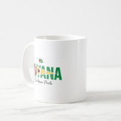 Mug Nom de l'île de Guyana | Fierté quotidienne (Devant gauche)