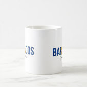 Mug Nom de l'île de la Barbade | Fierté quotidienne (Centre)