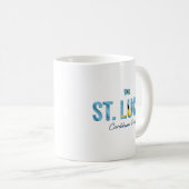 Mug Nom de l'île Sainte-Lucie | Fierté quotidienne (Devant droit)