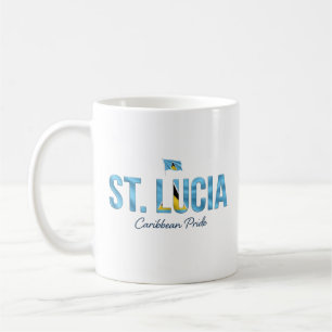 Mug Nom de l'île Sainte-Lucie Fierté quotidienne