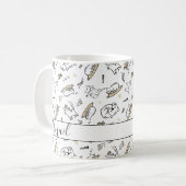 Mug Nom de l'illustration de 🐾 chats ou Amoureux des (Devant gauche)