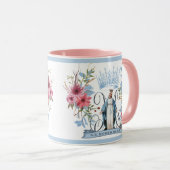 Mug Nom de Marie Vierge religieuse Mère Florale (Devant droit)