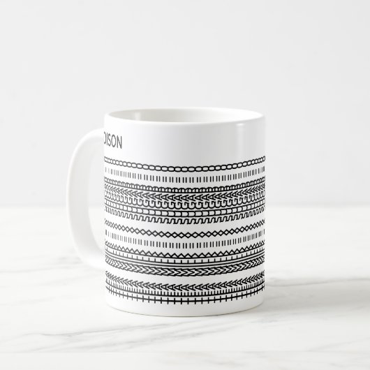 Mug Nom de message caché de préférence de thé 102B Mod (Devant gauche)