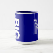 Mug Nom de nouveauté personnalisé et initiale | Big Na (Centre)