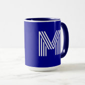 Mug Nom de nouveauté personnalisé et initiale | Big Na (Devant droit)