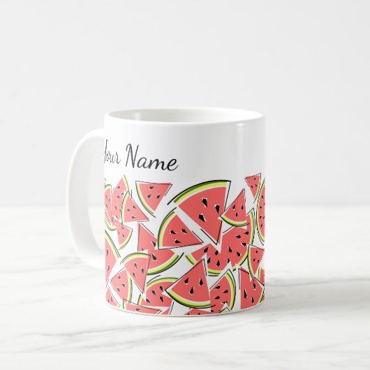 Mug Nom de pastèque (Devant gauche)