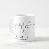 Mug nom de peptide Tams (Devant gauche)