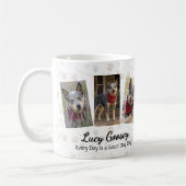 Mug Nom de photo de chien Citation mignonne (Gauche)