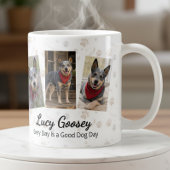 Mug Nom de photo de chien Citation mignonne