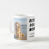 Mug Nom de photo de maman de chien (Devant gauche)
