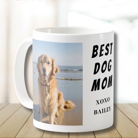 Mug Nom de photo de maman de chien