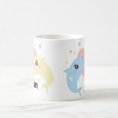 Mug Nom de plage de requin mignon pour enfants (Centre)