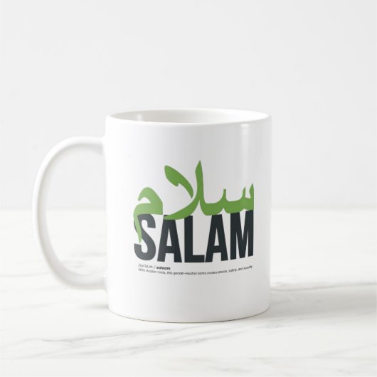 Mug Nom de salam Pronononciation et signification (Gauche)