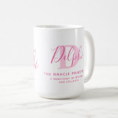 Mug Nom Delphi signification et monogramme de texte ro (Devant droit)