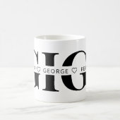 Mug Nom d'enfant personnalisé GIGI (Centre)
