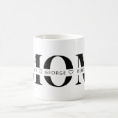 Mug Nom d'enfant personnalisé mignon Maman (Centre)