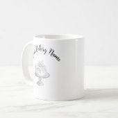 Mug Nom d'entreprise de gâteau fait maison et logo per (Devant gauche)