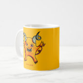Mug Nom des enfants de monstre de dessin animé démon à (Devant gauche)