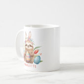 Mug Nom des oeufs de lapin lapin de Pâques (Devant gauche)