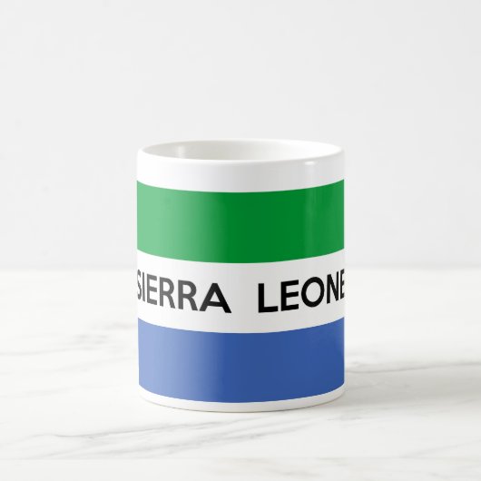 Mug nom des textes de pays de drapeau de la Sierra (Centre)