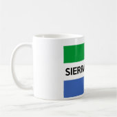 Mug nom des textes de pays de drapeau de la Sierra (Gauche)