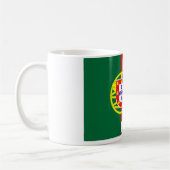 Mug nom des textes de pays de drapeau du Portugal (Gauche)