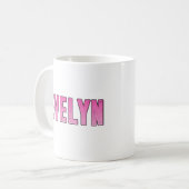 Mug Nom d'Evelyn (Devant gauche)