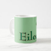 Mug Nom d'Irlandais d'Eileen (Devant gauche)