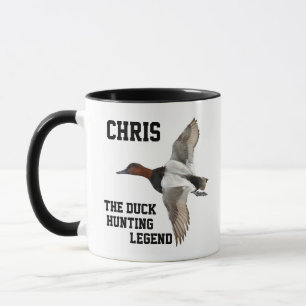 Mug Nom drôle Duck Hunter Légende Canvasback Sports
