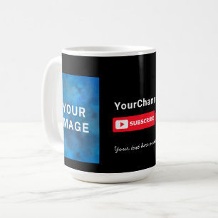 Mug Nom du canal YouTube personnalisé