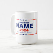 Mug Nom du candidat personnalisé (Devant gauche)