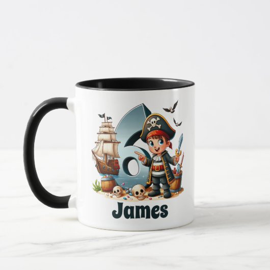 Mug Nom du capitaine Jolly Journey (Gauche)