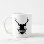 Mug Nom du cerf rustique (Gauche)