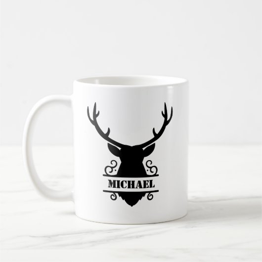 Mug Nom du cerf rustique (Gauche)