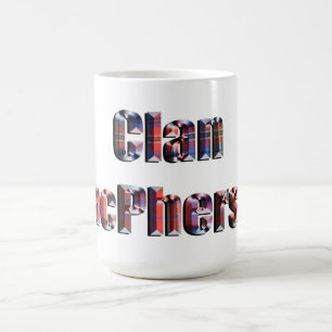 Mug Nom du clone de Tartan Macpherson